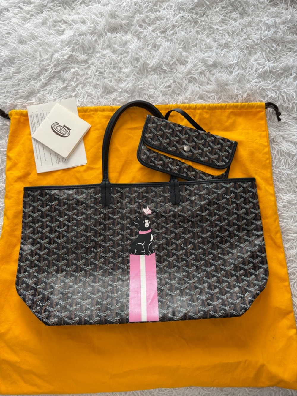 Goyard Saint Louis Tote Bag PM Limited Edition Hulot & Butterfly Stripes